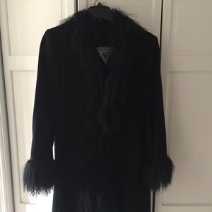 Ladies 8 Lambswool / fur coat - Marvin Richards